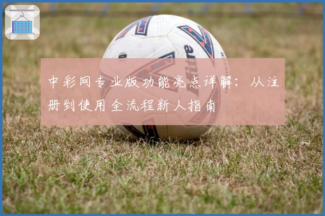 中彩网专业版功能亮点详解：从注册到使用全流程新人指南
